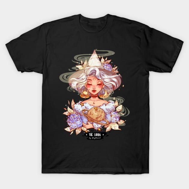 Libra Witch T-Shirt by Roy The Art